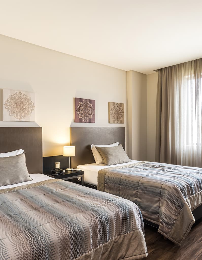 Superior duas camas de solteiro